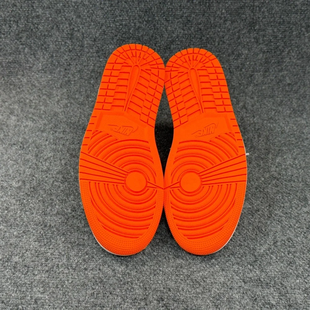 Jordan 1 Retro High OG Shoes Men's 8‎ Electro Orange Retro Athletic Sneakers